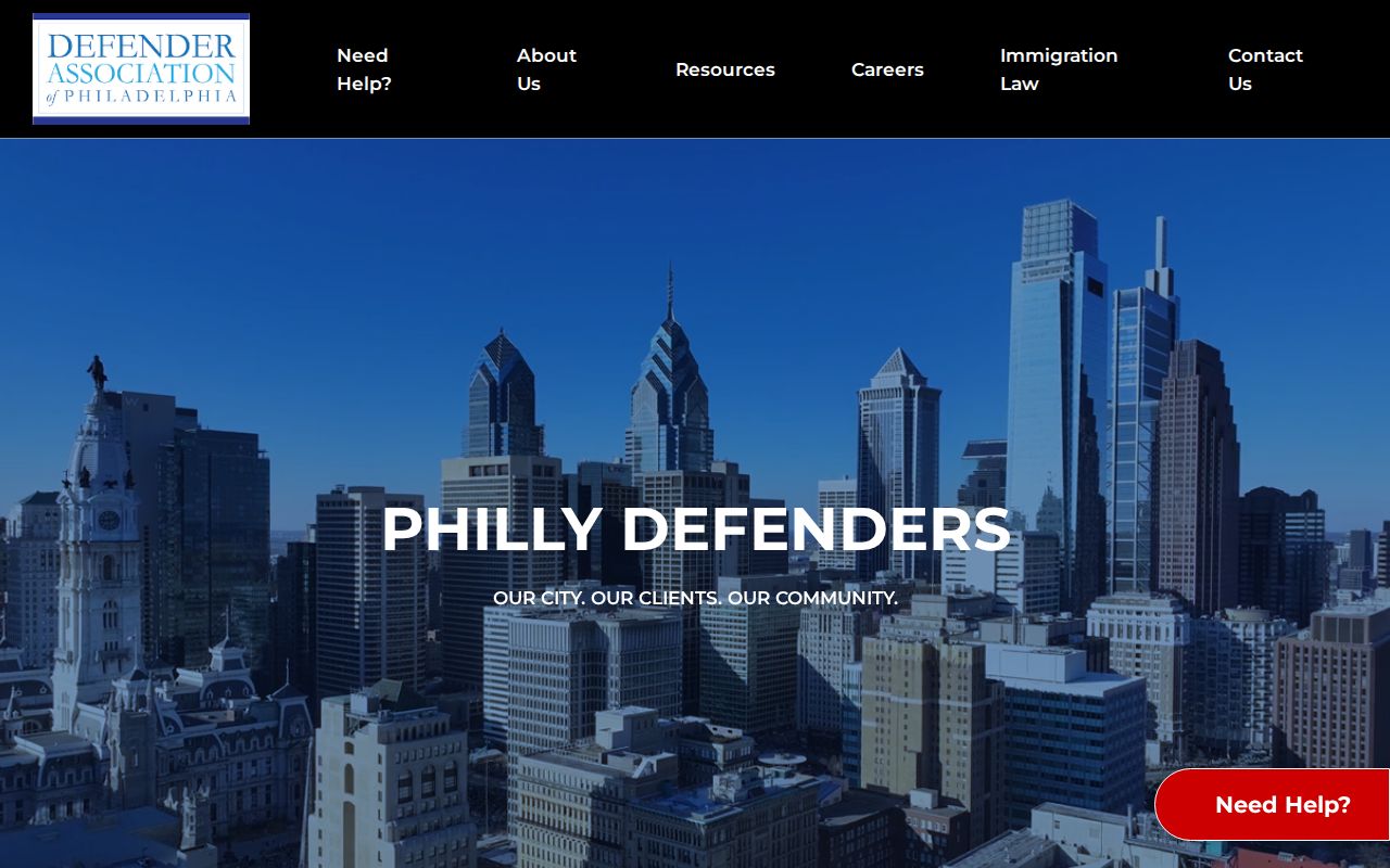Philadelphia County criminal record services from the Defender Association